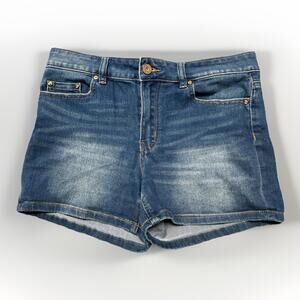 Indigo Rein Denim Women's Size 11 Mid-Rise Stretch‎ Blue Shorts 31x3.5